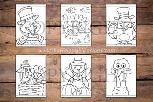 Thanksgiving Big and Bold Coloring Book