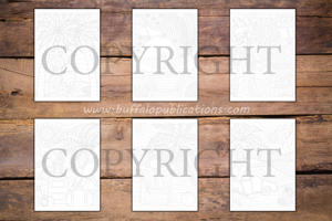 Vacations Ink Tracing Coloring Book for Adults