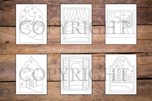 Minimalist Windows Coloring Book