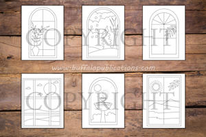 Minimalist Windows Coloring Book