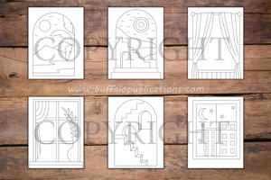 Minimalist Windows Coloring Book