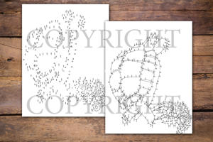 Dot to Dot Sea Creatures for Adults