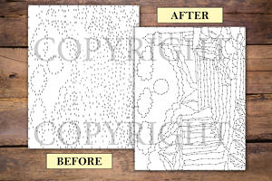 Dot to Dot Ocean Cliffs for Adults