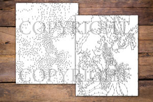 Dot to Dot Love Birds for Adults