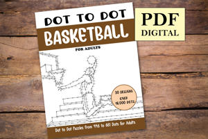 Dot to Dot Basketball for Adults