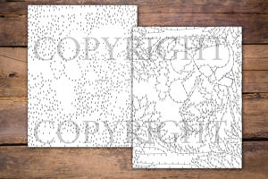 Dot to Dot Sunset Scenes for Adults