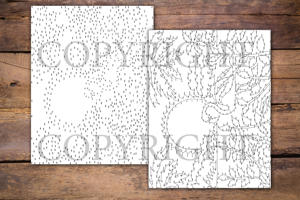 Dot to Dot Sunset Scenes for Adults