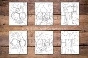 Minimalist Fashion Coloring Book