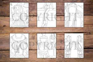 Minimalist Fashion Coloring Book