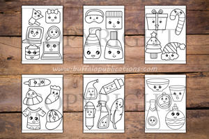 Kawaii Things Big and Bold Coloring Book