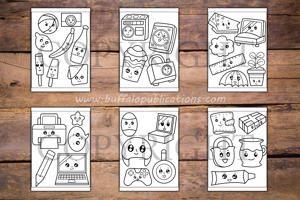 Kawaii Things Big and Bold Coloring Book