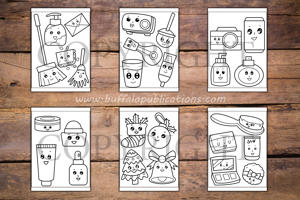 Kawaii Things Big and Bold Coloring Book