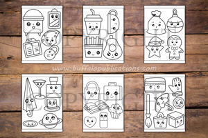 Kawaii Things Big and Bold Coloring Book