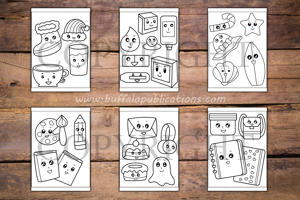 Kawaii Things Big and Bold Coloring Book