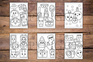 Kawaii Things Big and Bold Coloring Book