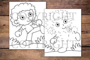 Sports Dot to Dot Book for Kids