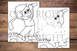 Sports Dot to Dot Book for Kids