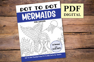 Dot to Dot Mermaids for Adults