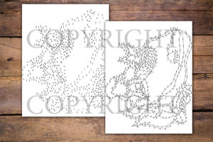 Dot to Dot Mermaids for Adults