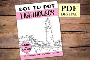 Dot to Dot Lighthouses World for Adults