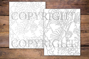 Dot to Dot Flying Birds for Adults