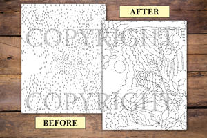 Dot to Dot Forest Pathways for Adults