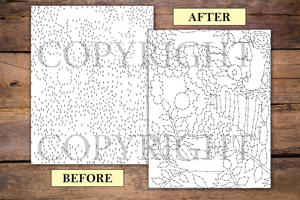 Dot to Dot Forest Pathways for Adults