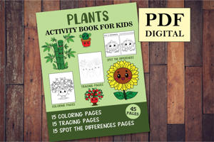 Plants Activity Book for Kids