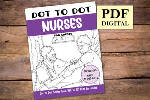 Dot to Dot Nurses for Adults