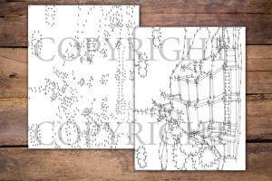 Dot to Dot Famous Churches for Adults