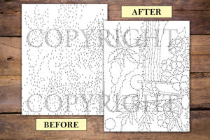 Dot to Dot Tropical Island for Adults