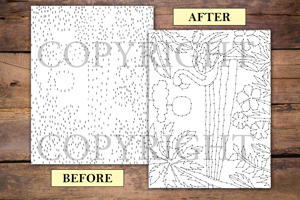 Dot to Dot Tropical Island for Adults