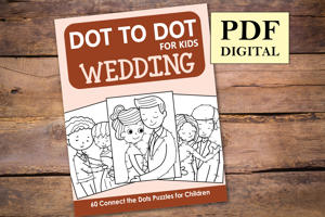 Wedding Dot to Dot for Kids