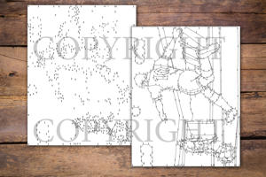Dot to Dot Football for Adults