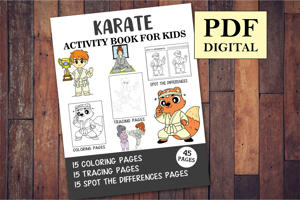 Karate Activity Book for Kids