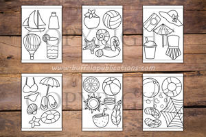 Summer Things Big and Bold Coloring Book