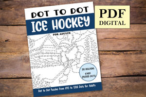 Dot to Dot Ice Hockey for Adults