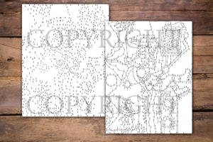 Dot to Dot Ice Hockey for Adults