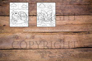 Ocean Animals Color By Numbers Book for Kids