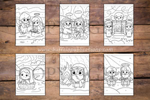 Bible Color By Numbers Book for Kids