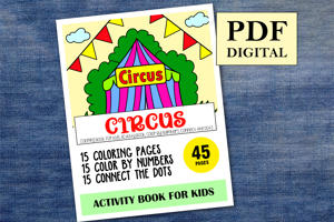 Circus Activity Book for Kids