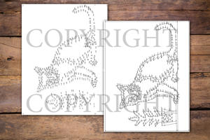 Dot to Dot Cats for Adults