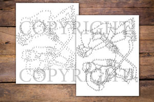 Dot to Dot Hockey for Adults