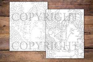 Dot to Dot Village Scenes for Adults