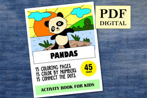 Pandas Activity Book for Kids