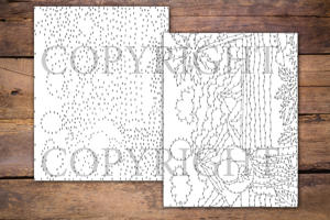 Dot to Dot Beach Scenery for Adults
