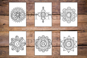 Easy Mandalas Big and Bold Coloring Book