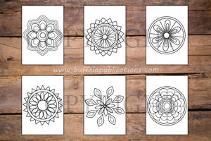 Easy Mandalas Big and Bold Coloring Book