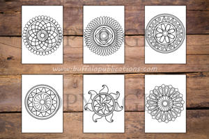 Easy Mandalas Big and Bold Coloring Book