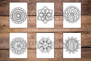 Easy Mandalas Big and Bold Coloring Book